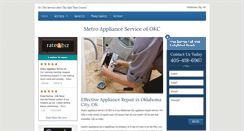 Desktop Screenshot of oklahomacityappliancerepairshop.com